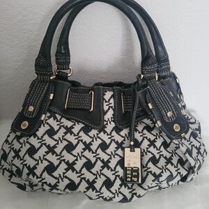 Vintage Juicy Couture Scottie Dog Black and White Bag